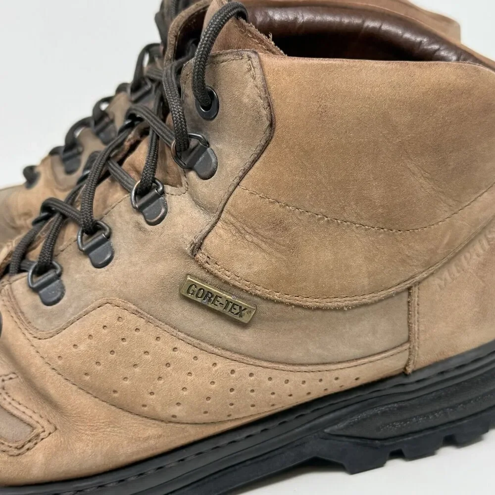 Mephisto Slacker Goretex Boots Mens 11.5 Brown Leather Hiking Ankle Waterproof